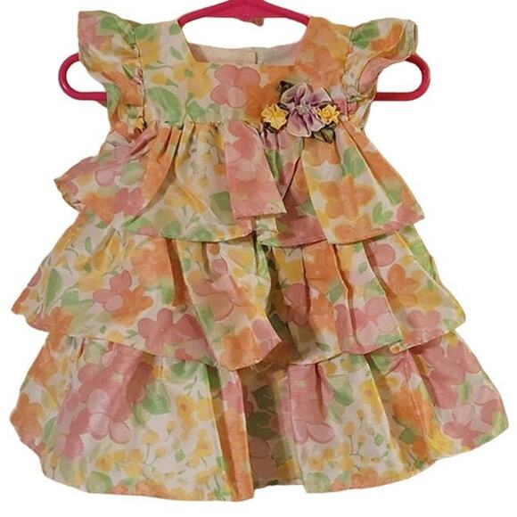marmallata Floral Dress Infant 9 Months - Picture 1 of 8